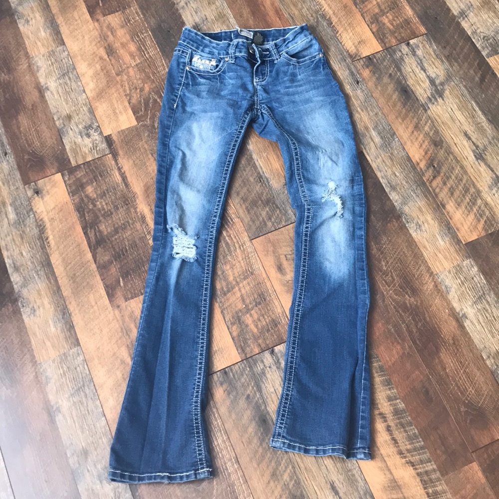 Soundgirl distressed jeans